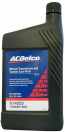Объем 0,946л. AC DELCO Manual Transmission And Transfer Case Fluid - 88861800